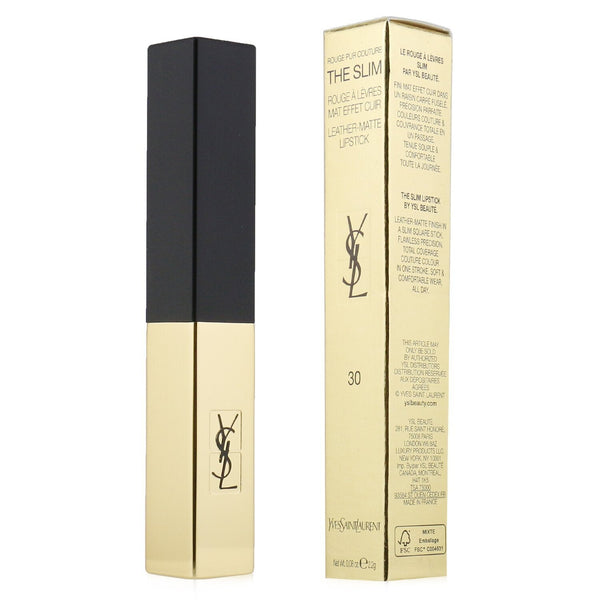 Yves Saint Laurent Rouge Pur Couture The Slim Leather Matte Lipstick - # 30 Nude Protest  2.2g/0.08oz