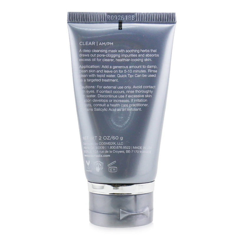 CosMedix Clear Deep Cleansing Mask (Unboxed)  60g/2oz