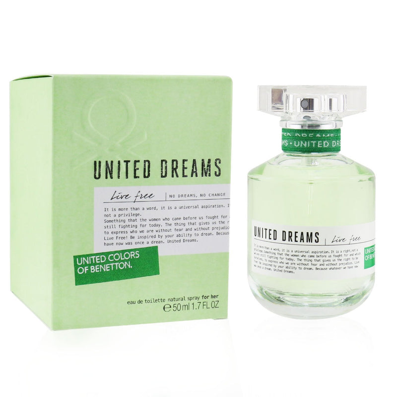 Benetton United Dreams Live Free Eau de Toilette Spray 