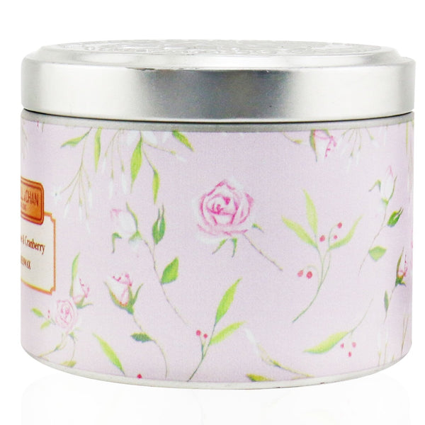The Candle Company (Carroll & Chan) 100% Beeswax Tin Candle - Jasmine Rose Cranberry 