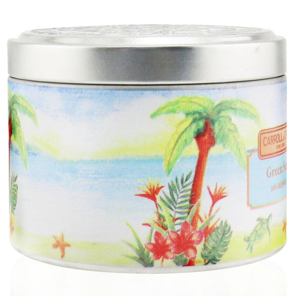 The Candle Company (Carroll & Chan) 100% Beeswax Tin Candle - Green Seas 