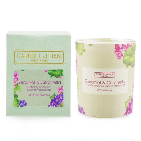 The Candle Company (Carroll & Chan) 100% Beeswax Votive Candle - Geraniol & Citronella  65g/2.3oz
