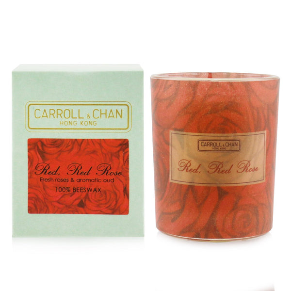 The Candle Company (Carroll & Chan) 100% Beeswax Votive Candle - Red Red Rose 