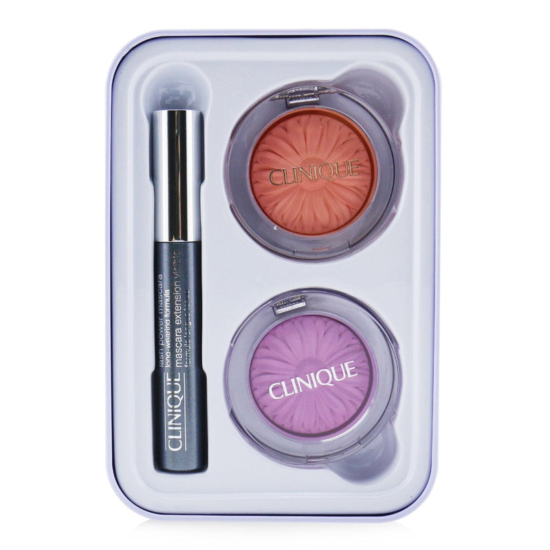 Clinique Jet Set Travel Ready Eyes & Cheeks:  2x Cheek Pop + 1x Lash Power Mascara 