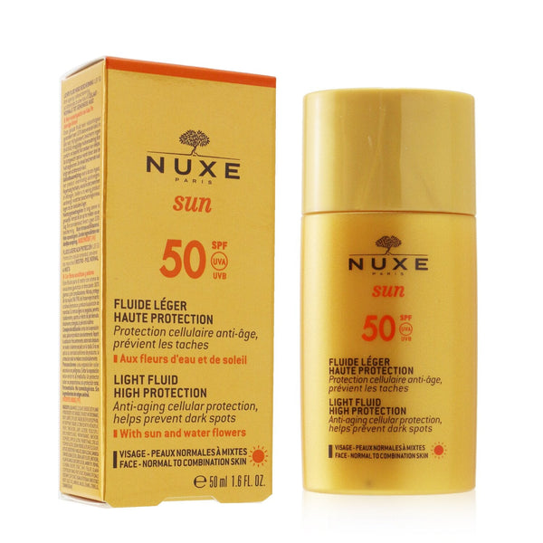 Nuxe Nuxe Sun Light Fluid For Face - High Protection SPF50 (For Normal To Combination Skin) 