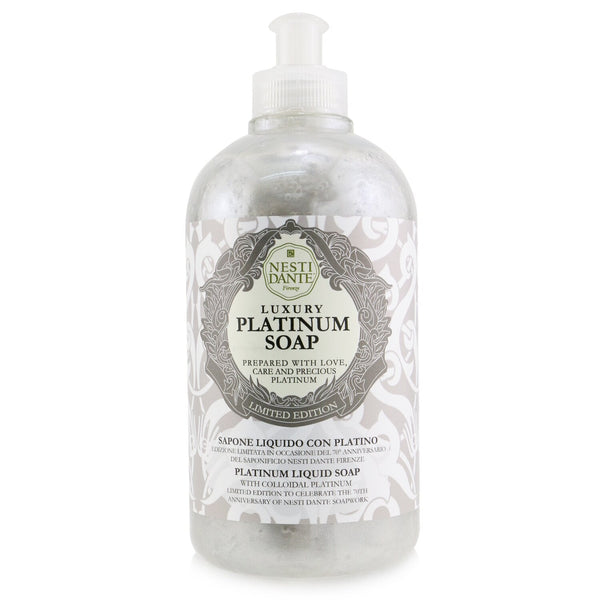Nesti Dante 70 Anniversary Luxury Platinum Liquid Soap With Colloidal Platinum (Limited Edition)  500ml/16.9oz