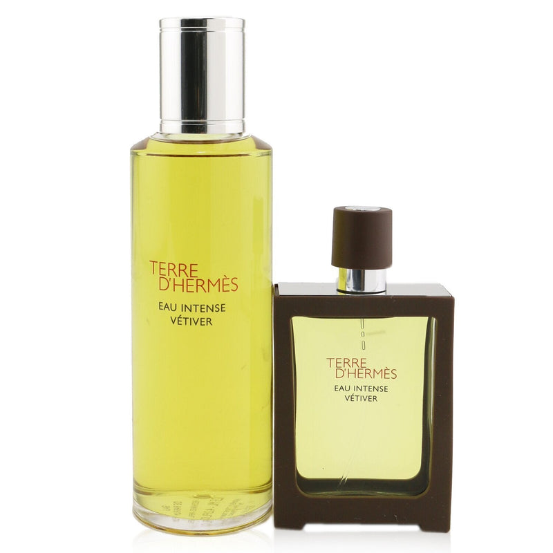 Hermes Terre D'Hermes Eau Intense Vetiver Coffret: Eau De Parfum Spray 30ml + Refill 125ml 