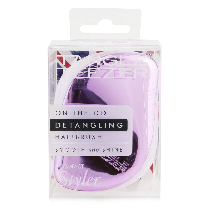 Tangle Teezer Compact Styler On-The-Go Detangling Hair Brush - # Lilac Gleam 