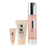 Clinique Skincare Specialists Supercharged Hydration Set: Moisture Surge Concentrate 48ml+ Overnight Mask 30ml+ Eye 96-Hr 5ml 