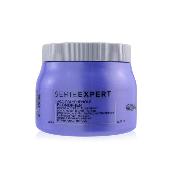 L'Oreal Professionnel Serie Expert - Blondifier Acai Polyphenols Resurfacing and Illuminating System Masque (For Blonde Hair)  500ml/16.9oz