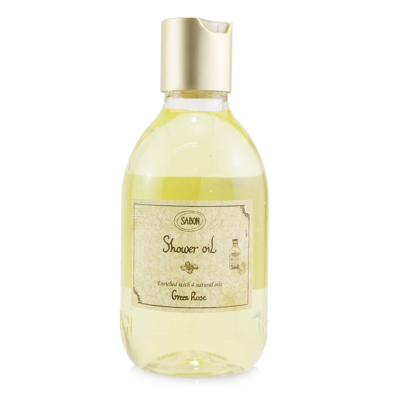 Sabon Shower Oil - Green Rose (Plastic Bottle) 