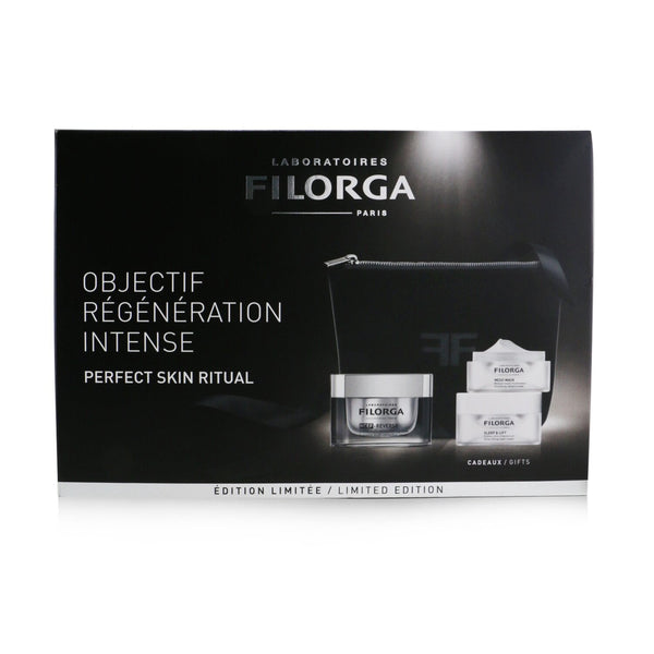 Filorga Perfect Skin Ritual Set: 1x NCEF-Reverse Supreme Multi-Correction Cream - 50ml/1.7oz + 1x Meso-Mask Smoothing Radiance Mask - 15ml/0.5oz + 1x Sleep & Lift Ultra-Lifting Night Cream - 15ml/0.5oz 