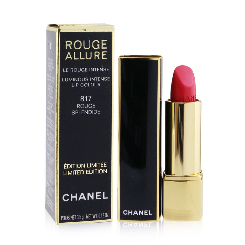 Chanel Rouge Allure Luminous Intense Lip Colour (Limited Edition) - # 817 Rouge Splendide 
