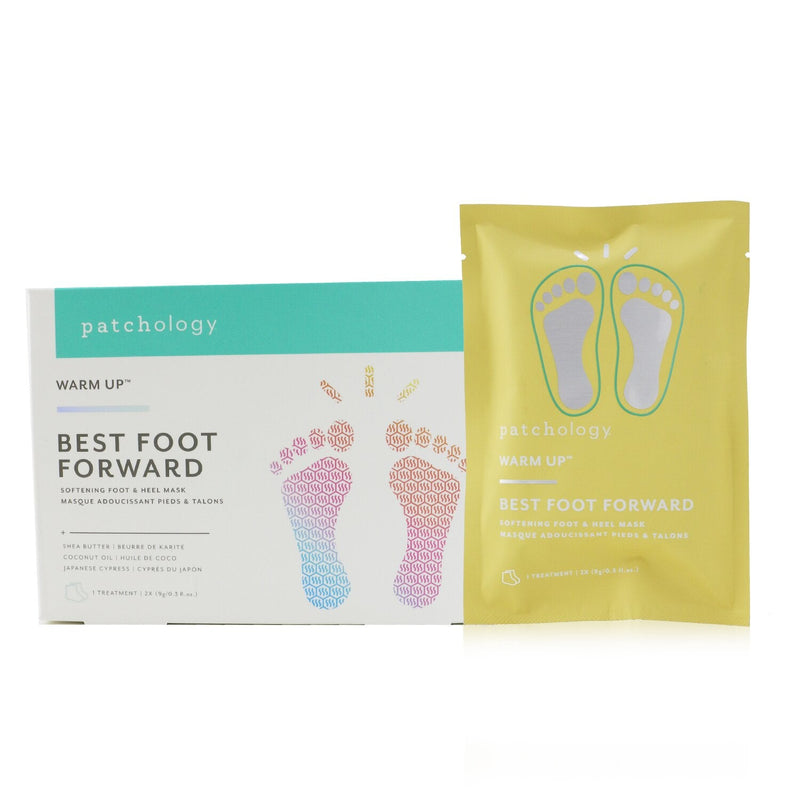 Patchology Warm Up Best Foot Forward - Softening Foot & Heel Mask (1 Treatment) 