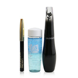 Lancome Grandiose Wide Angle Fan Effect Mascara Set (1x Mascara 10ml, 1x Mini Le Crayon Khol 0.7g, 1x Bi Facil 30ml)  3pcs