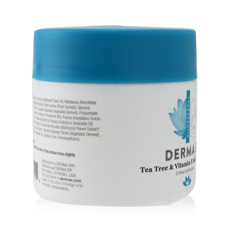 Derma E Therapeutic Tea Tree & Vitamin E Relief Cream 