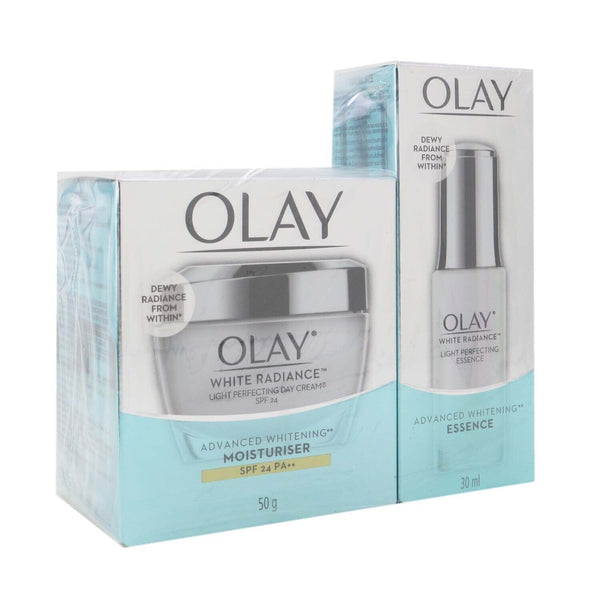 Olay Radiance Duo Set: Light Perfecting Essence 30ml + Light Perfecting Day Cream SPF 24  2pcs
