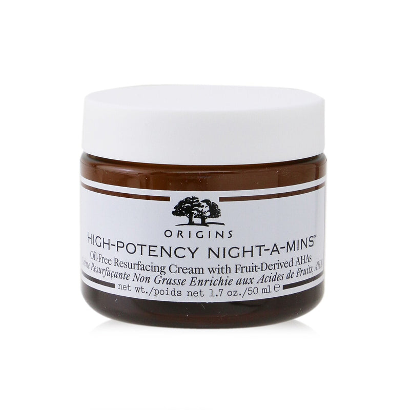 Origins High-Potency Night-A-Mins Oil-Free Resurfacing Cream With Fruit-Derived AHAs  50ml/1.7oz