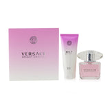 Versace Bright Crystal Coffret: Eau De Toilette Spray 90ml/3oz + Perfumed Body Lotion 100ml/3.4oz 