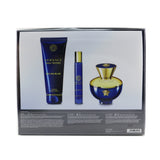 Versace Dylan Blue Coffret: Eau De Parfum Spray100ml/3.4oz + Body Lotion 150ml/5oz + Eau De Parfum Spray 10ml/0.3oz 