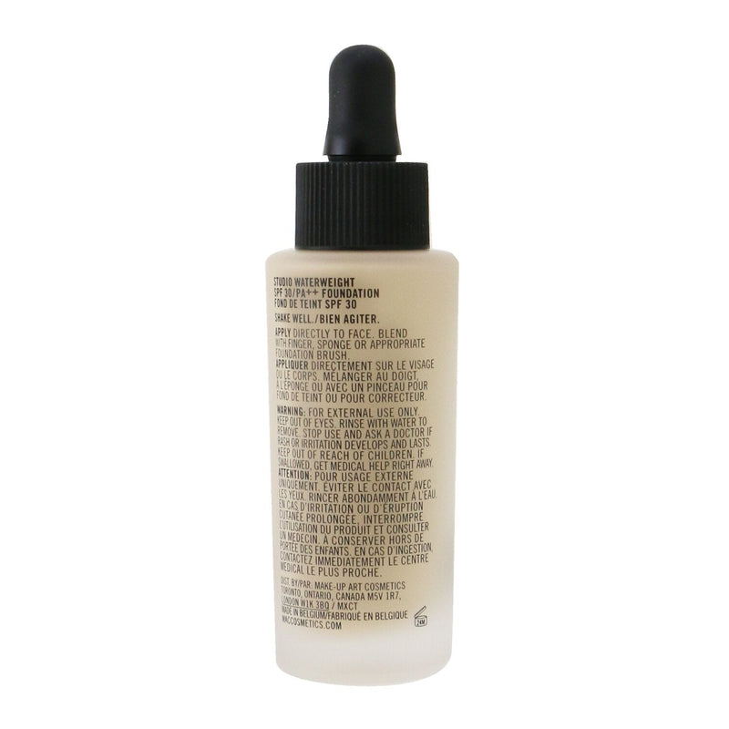 MAC Studio Waterweight Foundation SPF 30 - # NC15 (Light With Golden Undertone) 