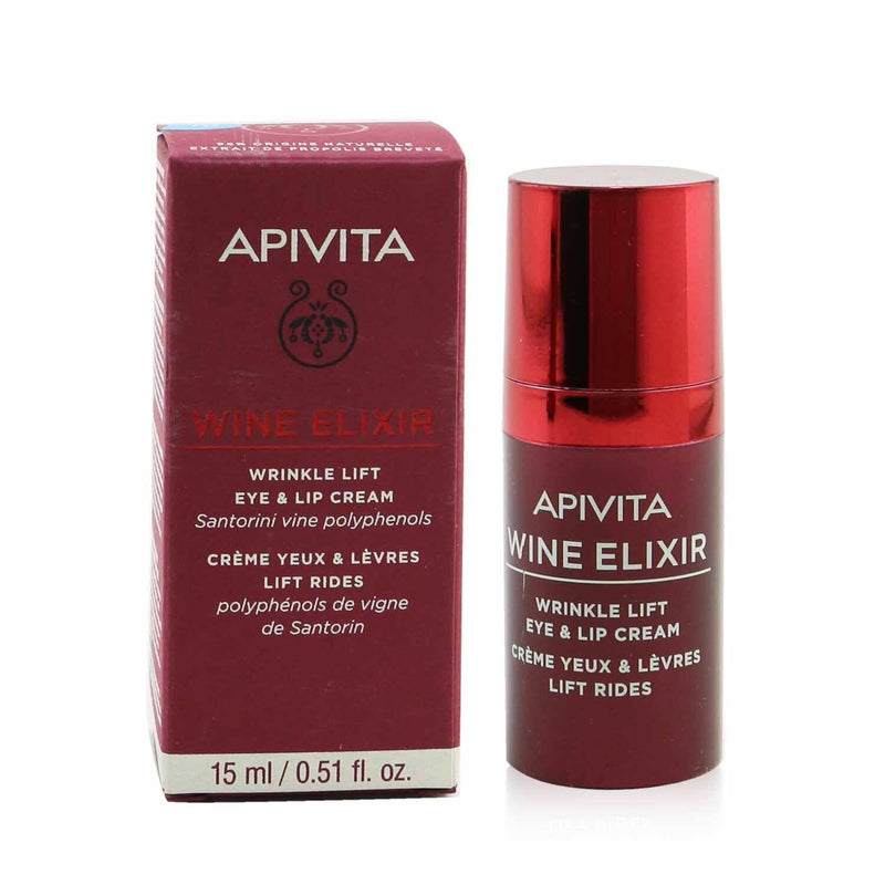 Apivita Wine Elixir Wrinkle Lift Eye & Lip Cream  15ml/0.51oz