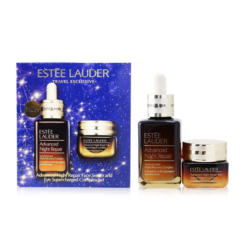 Estee Lauder Advanced Night Repair Set: Synchronized Multi-Recovery Complex 50ml+ Eye Supercharged Complex 15ml 