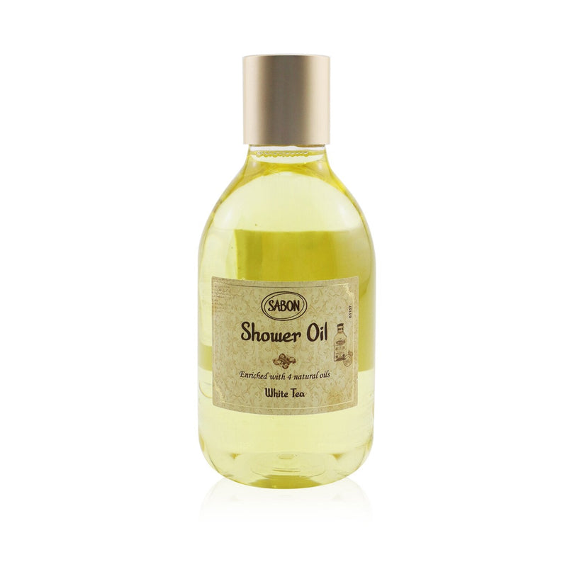 Sabon Shower Oil - White Tea (Plastic Bottle)  300ml/10.5oz