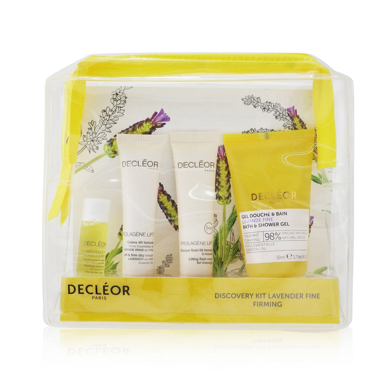 Decleor Lavende Fine Firming Discovery Kit: Oil Serum 5ml+ Day Cream 15ml+ Flash Mask 15ml+ Bath & Shower Gel 50ml 