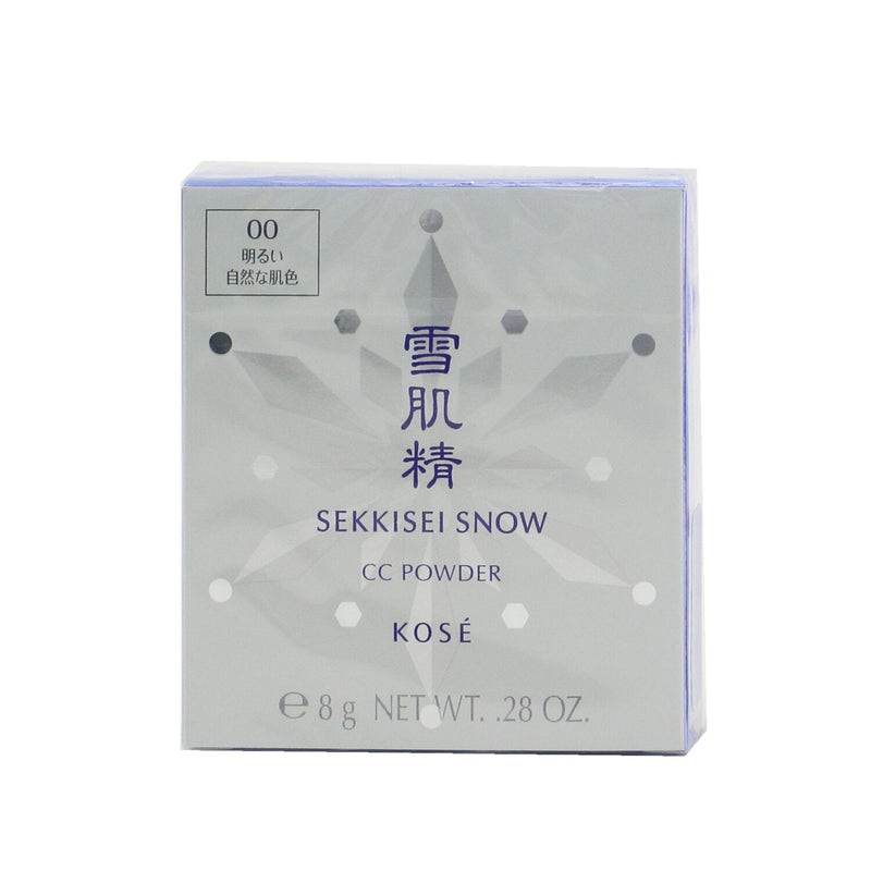 Kose Sekkisei Snow CC Powder SPF14 (Case + Refill) - # 00 Light (Natural Tone) 