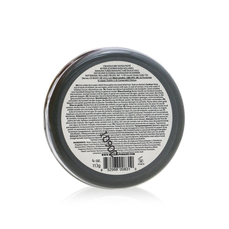 Reuzel Extreme Hold Matte Pomade (Extreme Hold, No Shine, Water Soluble)  113g/4oz