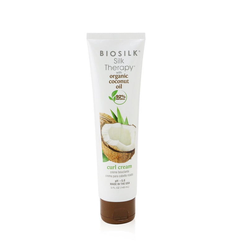 BioSilk Silk Therapy with Coconut Oil Curl Cream 