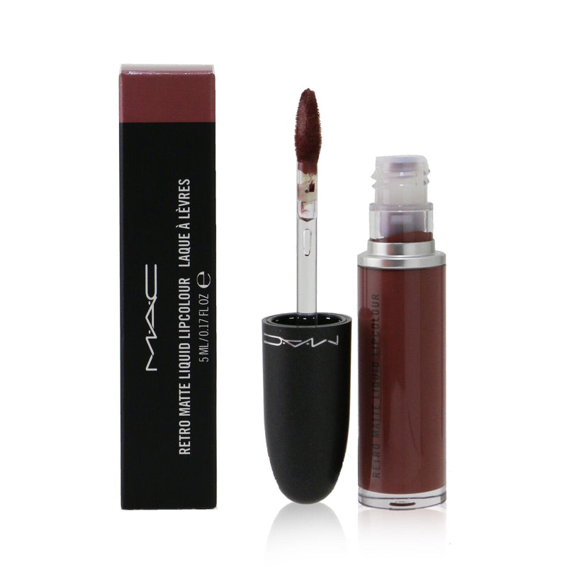 MAC Retro Matte Liquid Lipcolour - # 123 Topped With Brandy (Deep Dirty Rose) (Matte) 