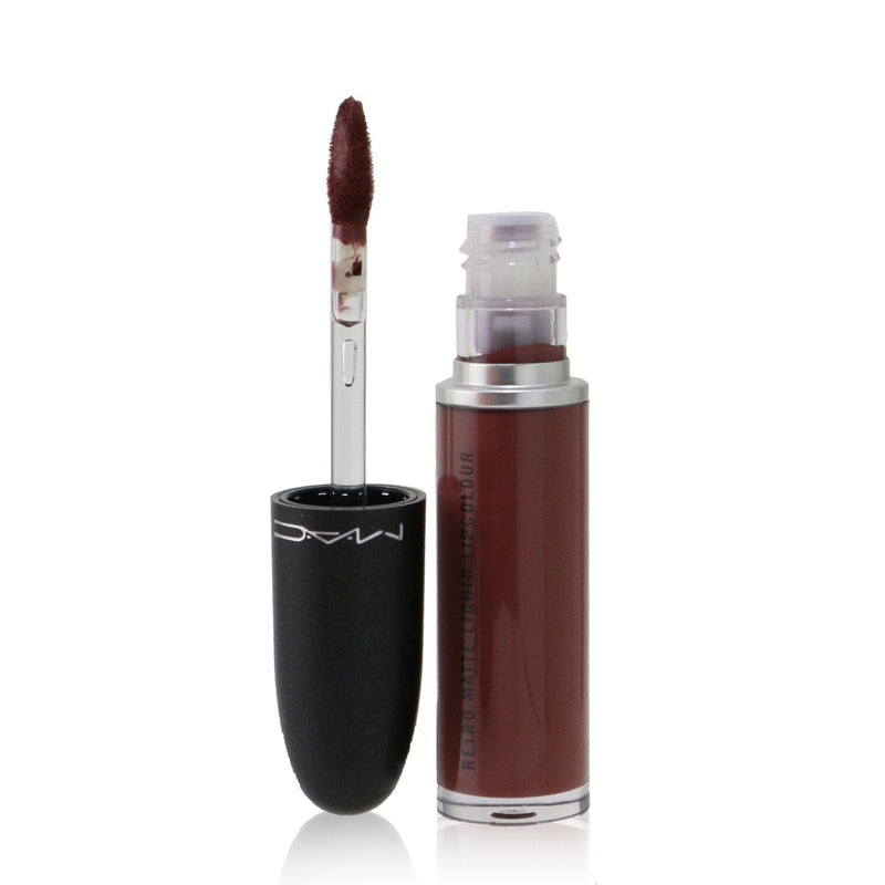 MAC Retro Matte Liquid Lipcolour - # 123 Topped With Brandy (Deep Dirty Rose) (Matte) 