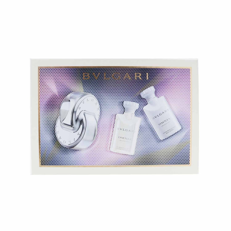 Bvlgari Omnia Crystalline Coffret: Eau De Toilette Spray 40ml/1.35oz + Body Lotion 40ml/1.35oz + Shower Gel 40ml/1.35oz 