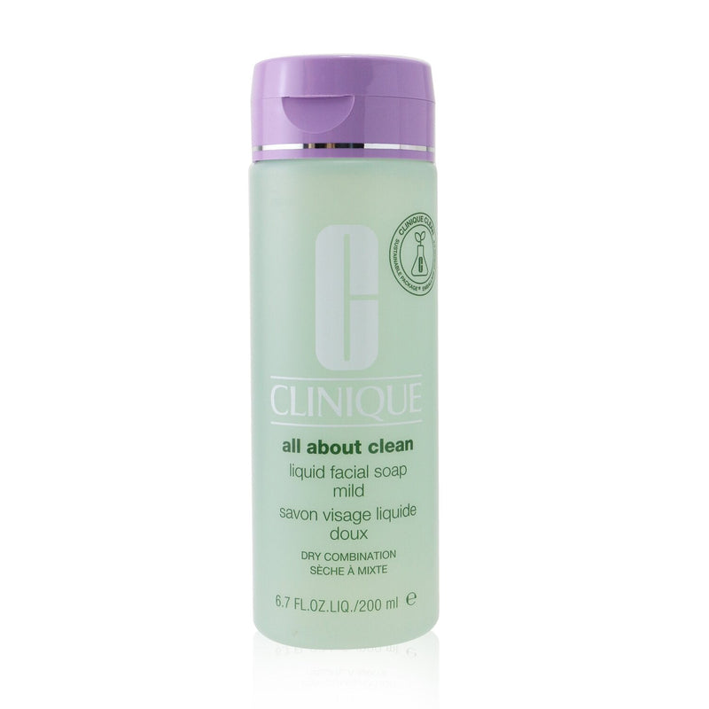 Clinique All About Clean Liquid Facial Soap Mild - Dry Combination Skin  200ml/6.7oz