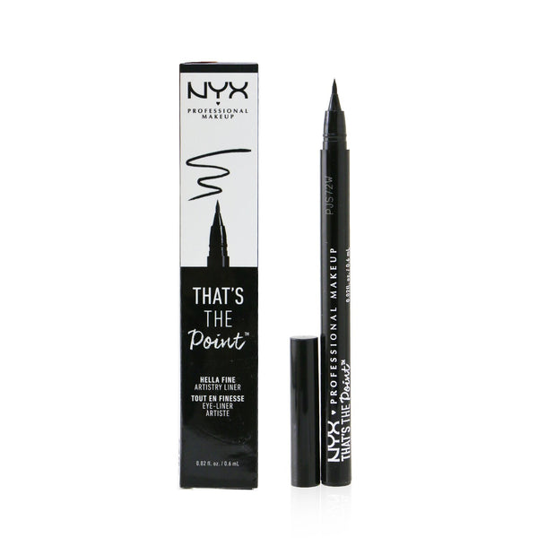 NYX That's The Point Hella Fine Artistry Eyeliner - # Black  0.6ml/0.02oz
