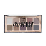 NYX Away We Glow Shadow Palette (10x Eyeshadow) - # Lovebeam  10x1g/0.03oz