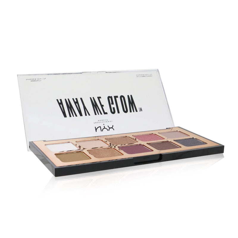 NYX Away We Glow Shadow Palette (10x Eyeshadow) - # Lovebeam  10x1g/0.03oz