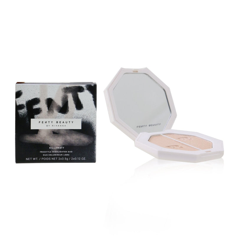 Fenty Beauty by Rihanna Killawatt Freestyle Highlighter Duo - # Lightning Dust / Fire Crystal  2x3.5g/0.12oz