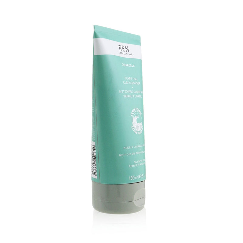 Ren Clearcalm Clarifying Clay Cleanser (For Blemish Prone Skin)  150ml/5.1oz