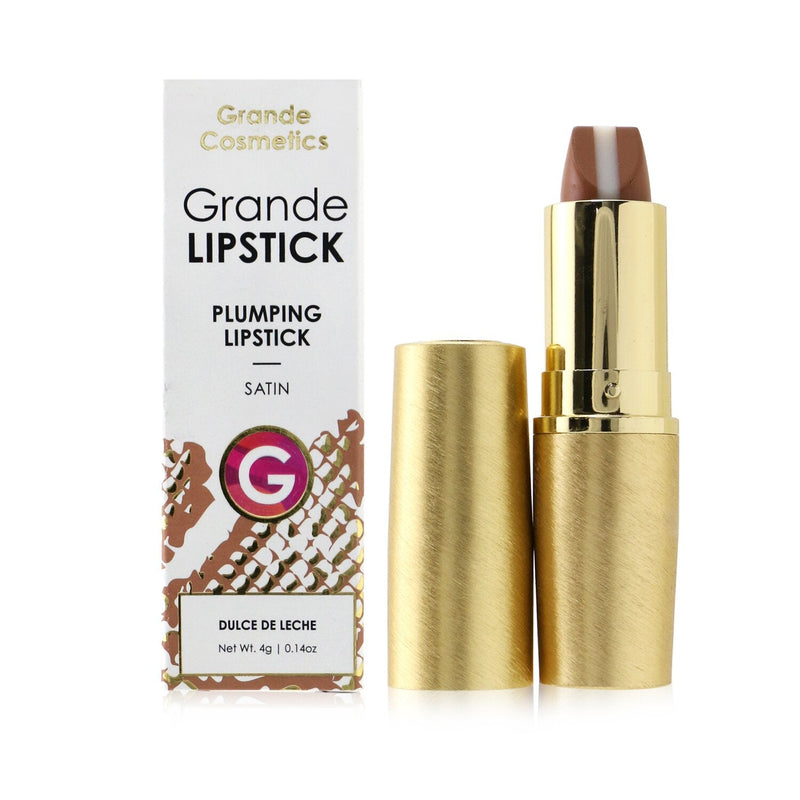 Grande Cosmetics (GrandeLash) GrandeLIPSTICK Plumping Lipstick (Satin) - # Dulce De Leche  4g/0.14oz