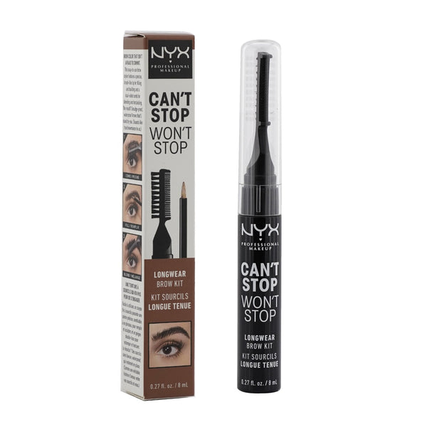 NYX Can't Stop Won't Stop Longwear Brow Kit - # Taupe 