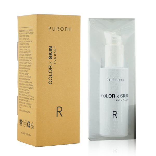 PUROPHI Color x Skin Fondant Foundation - # R (Medium/Dark) 