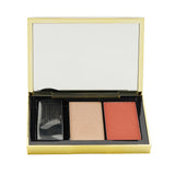 Estee Lauder Pure Color Envy Sculpting Blush + Highlighter Duo - # Coral Fever 
