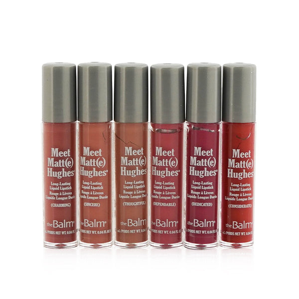 TheBalm Meet Matt(e) Hughes 6 Mini Long Lasting Liquid Lipsticks Kit - Vol. 14 
