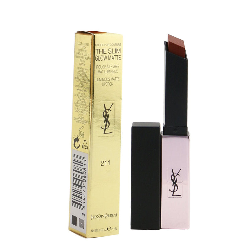 Yves Saint Laurent Rouge Pur Couture The Slim Glow Matte - # 211 Transgressive Cacao 