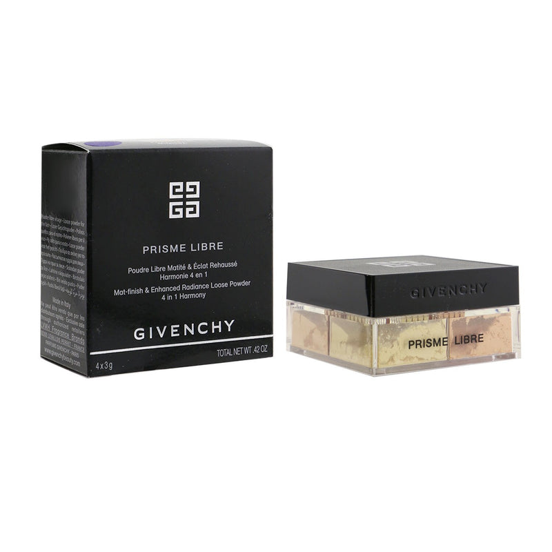 Givenchy Prisme Libre Mat Finish & Enhanced Radiance Loose Powder 4 In 1 Harmony - # 5 Popeline Mimosa  4x3g/0.105oz