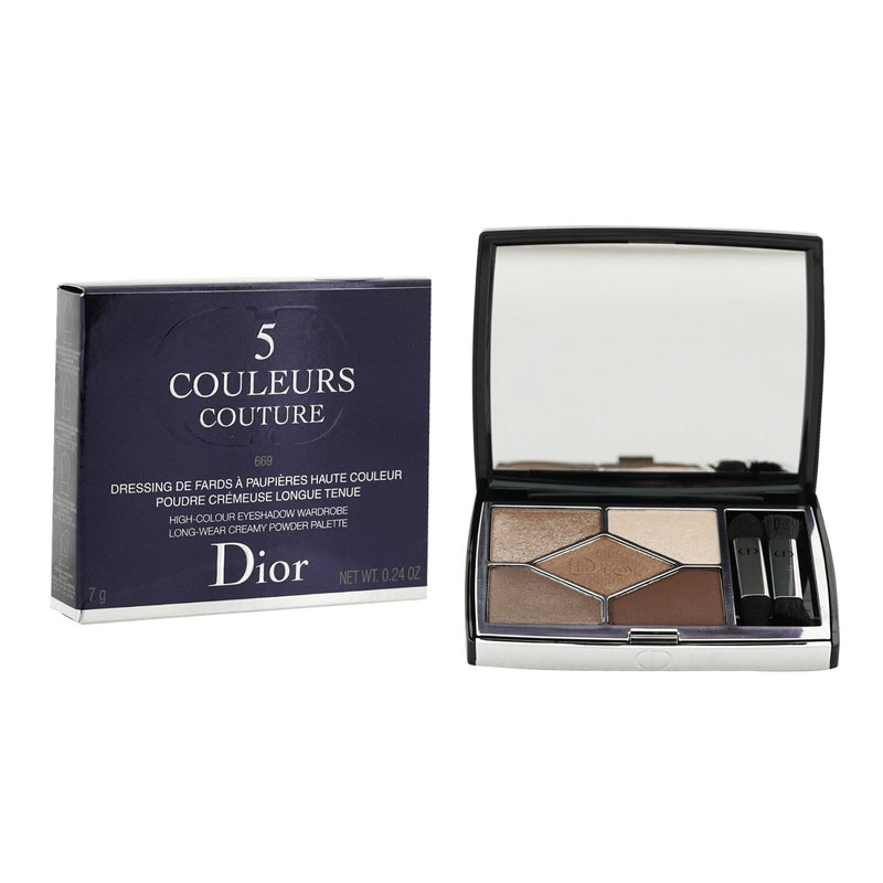 Christian Dior 5 Couleurs Couture Long Wear Creamy Powder Eyeshadow Palette - # 669 Soft Cashmere 