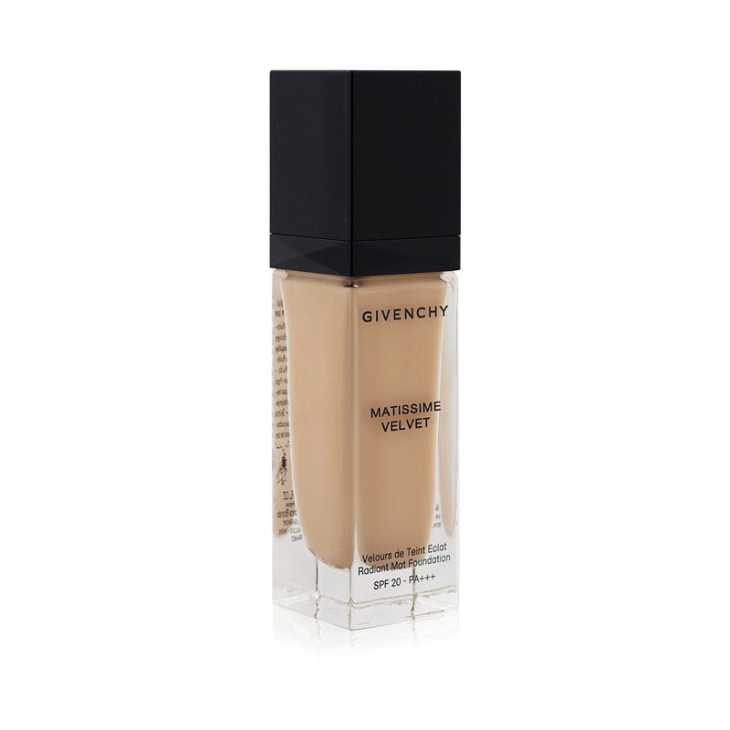 Givenchy Matissime Velvet Radiant Mat Fluid Foundation SPF 20 - #03 Mat Sand (Box Slightly Damaged) 